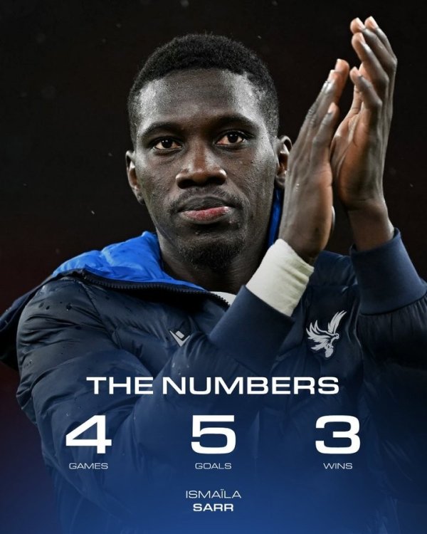 Sarr has scored in each of Liverpool s 4 games this year, and 5 of his 13 goals in the same period were against the Reds.